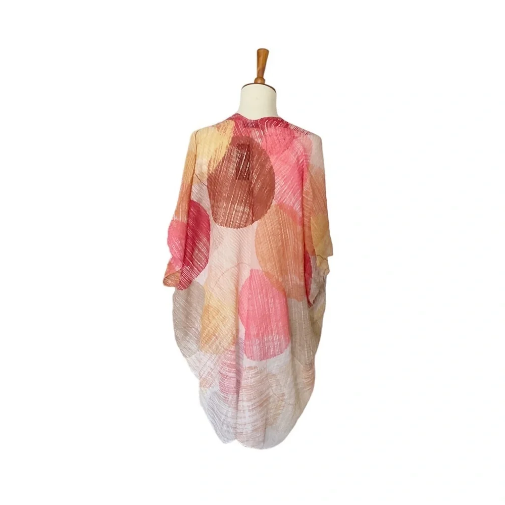Kaleidoscope Pink Warm Points Shrug‎ Size OS